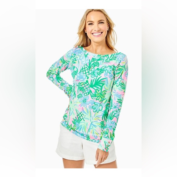 Lilly Pulitzer Tops - Lilly Pulitzer Aleah Top in Pelican Pink S A3